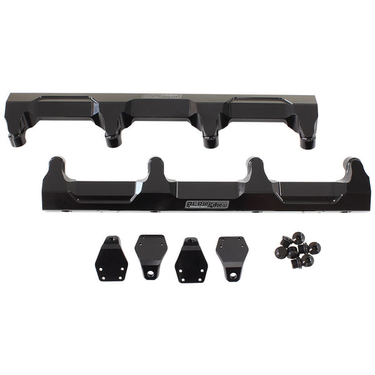 LSA Billet Fuel Rails - Aeroflow - Black, Blue, Red or Polished (Select model)